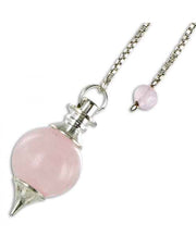 Pendulo Esférico Quartzo Rosa